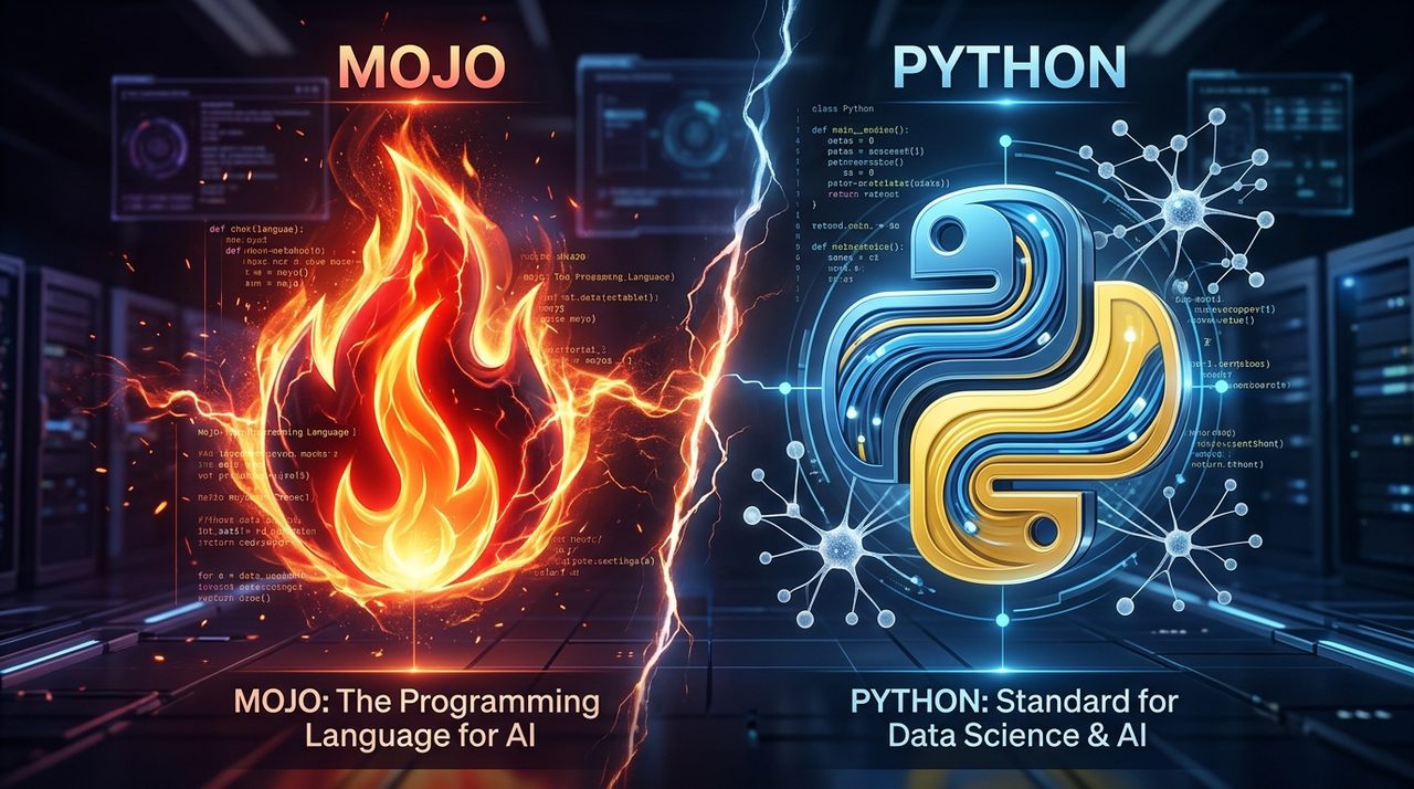 مقایسه زبان برنامه نویسی Mojo و Python ؛ آینده هوش مصنوعی و سیستم های مقیاس پذیر